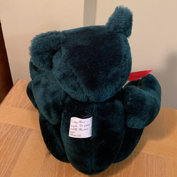 Vintage Green Mt. Teddy Bear, EUC - Picture 6 of 15